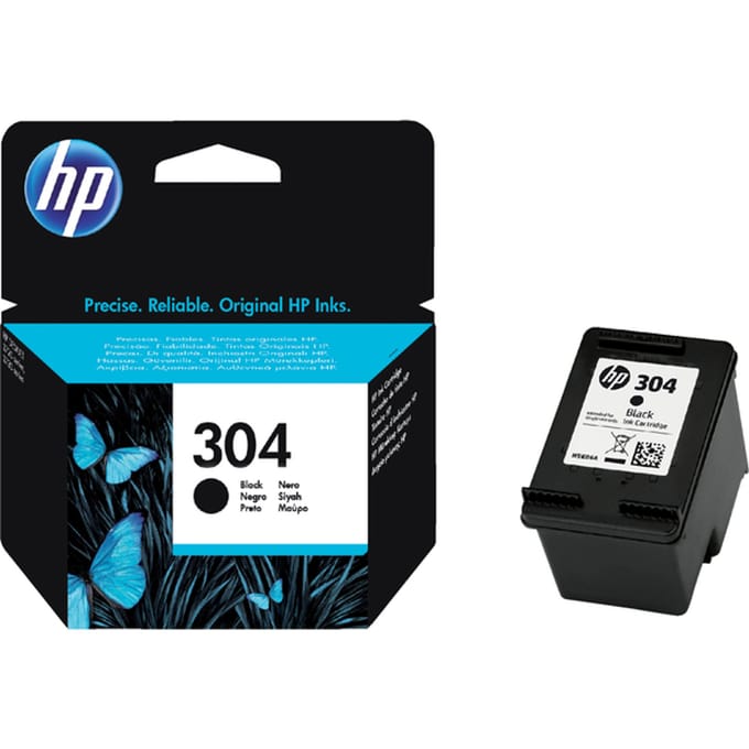 HP Inktcartridge 304 (N9K06AE) Zwart