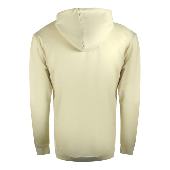 Cavalli Class Gebarsten Gespoten Logo Beige Hoodie