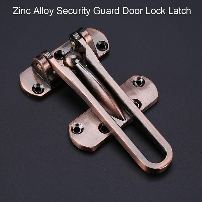 Loquet de sécurité robuste en alliage de zinc pour porte d'hôtel Type 2