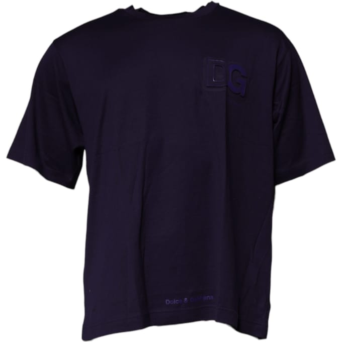 Gegraveerd Logo T-shirt met Korte Mouwen