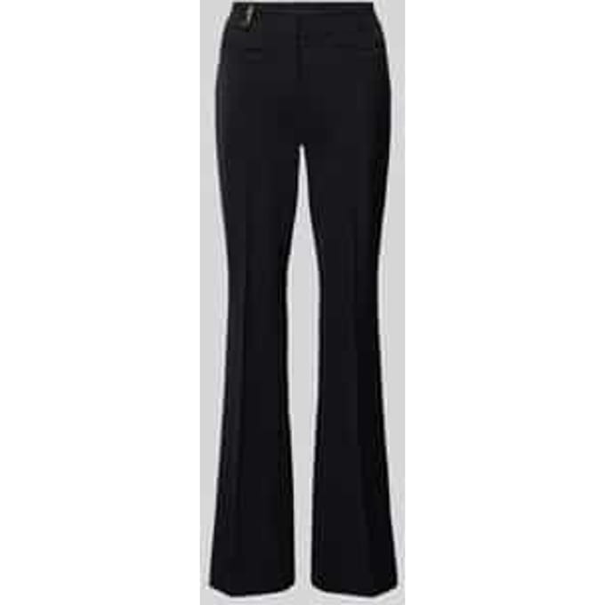 Bootcut stoffen broek met Zijzakken