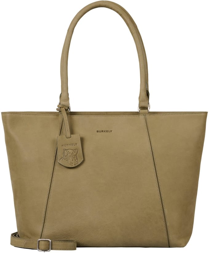 Burkely Special Sara Wide Tote 15.6" - Laptoptas - Volwassenen - Groen