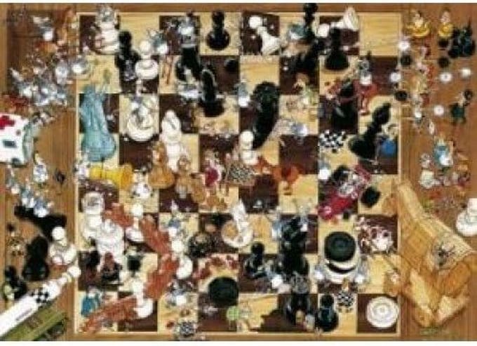 Black or White, Degano - Legpuzzel - 1000 Stukjes