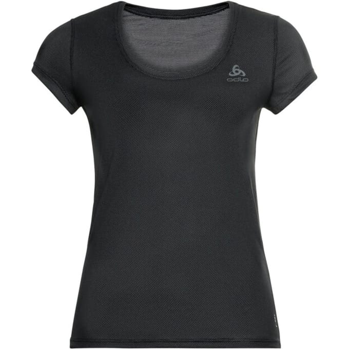 ODLO BL TOP Crew neck s/s ACTIVE F-DRY LIGHT - black - Vrouwen - Maat S