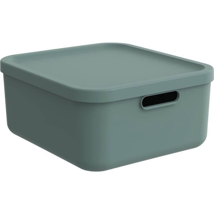 Decoratie opbergbox Albula Light 20 L mistletoe  groen