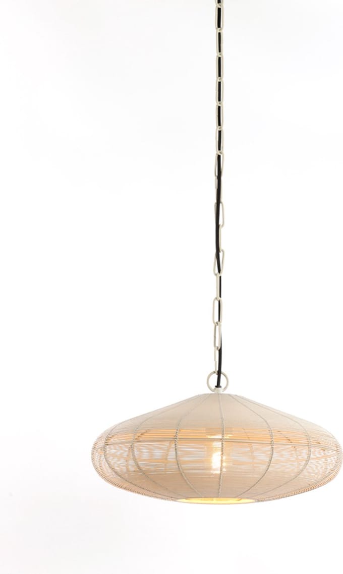 Light & Living Hanglamp Bahoto 40cm - Mat Crème