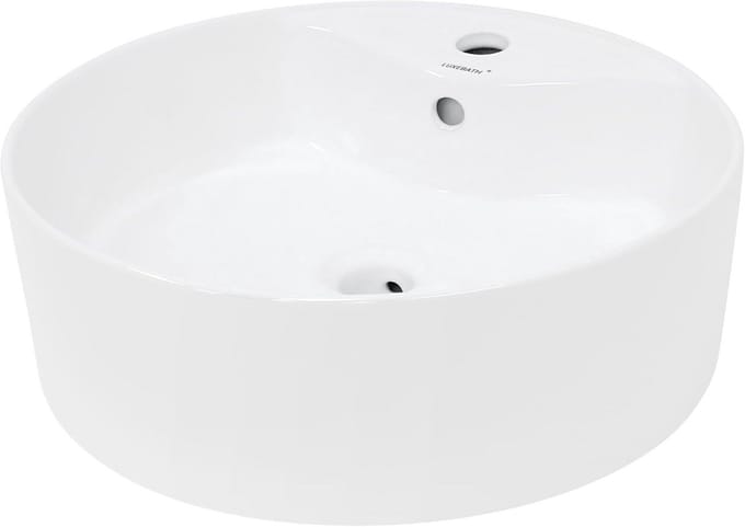 Waskom - Opzetwastafel Rond - Kleine Opbouw - Fontein