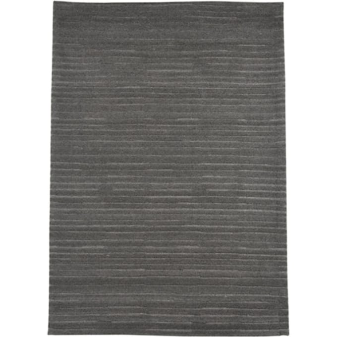 LABEL51 Vloerkleed Luxy Antraciet Synthetisch 160x230 cm