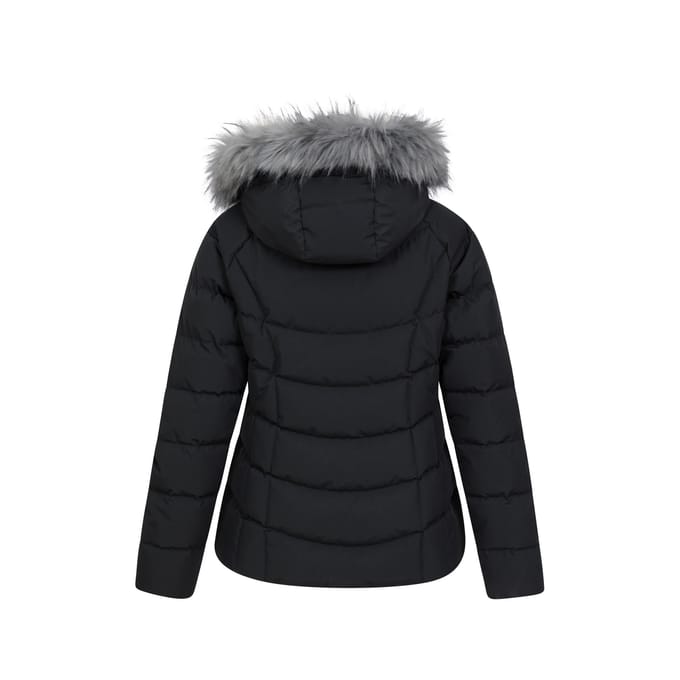 Mountain Warehouse Dames/Dames Isla Extreme Korte Donzen Jas (Zwart)