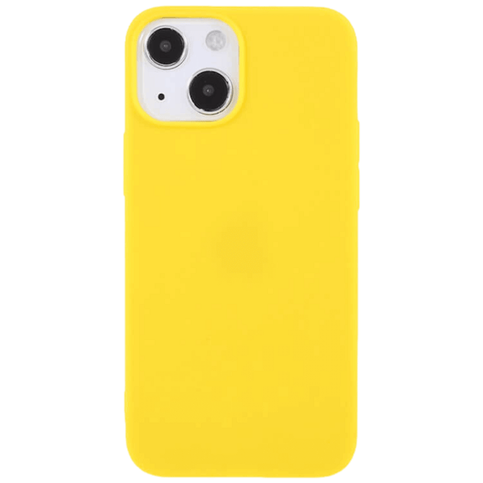 Mocaa iPhone 13 Mini Slim-Fit Telefoonhoesje Geel