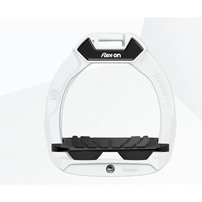 Veiligheidspinjubels voor kinderen met schuine grip wit/zwart Flex-On Safe-On