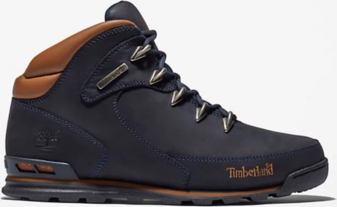 Timberland Euro Rock Mid Hiker Medium Blue Nubuck- Maat 44.5