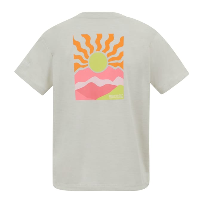 Regatta Kinderen/Kinderen Aria Sunrise T-Shirt (Grijs Dawn Marl)