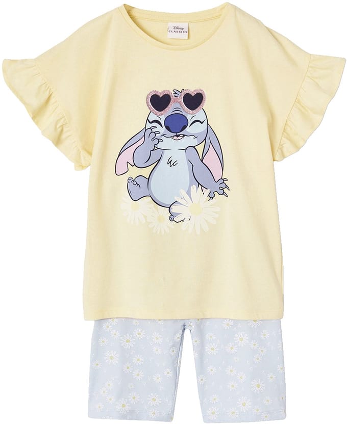 Vertbaudet Disney® Stitch set met T-shirt + fietsbroek