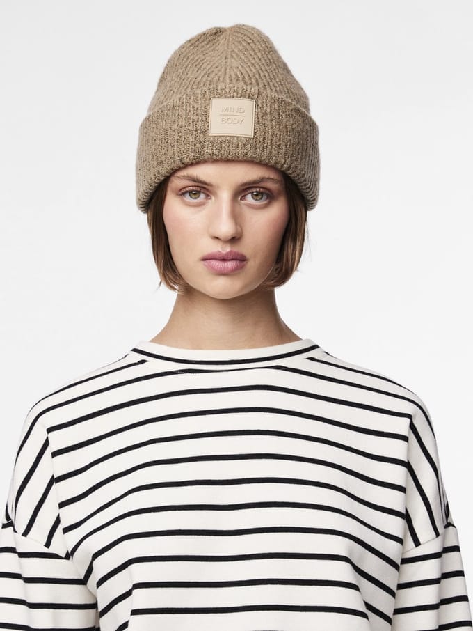 PIECES - PCPYRON NEW HOOD W. SOLID PATCH BC - Dames - Mutsen