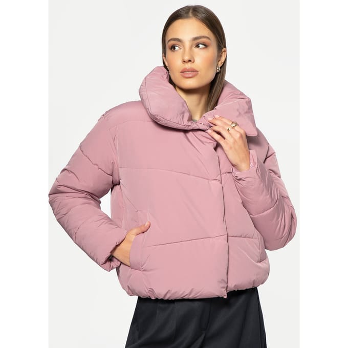 Wittchen Dames Oversized Gewatteerde Jas Dusty Pink Dusty Pink Polyester