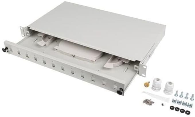 Lanberg patch panel - 1U - 19" - 12 x SC simplex / 12 x LC duplex