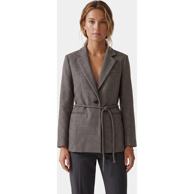 & Other Stories Pa Bertile Blazer Grey Maat: 42 | Blazers Outlet | Dames | Grijs
