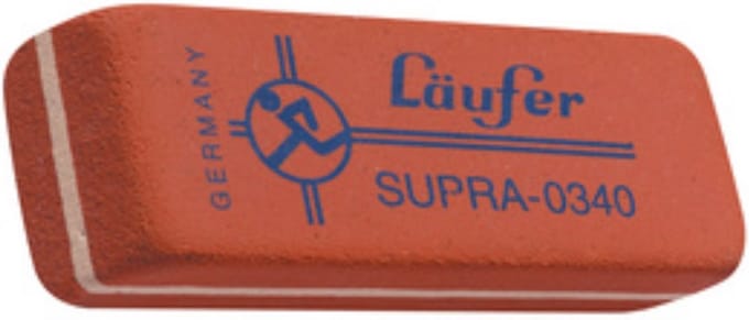 Lopers natuurrubber gommen