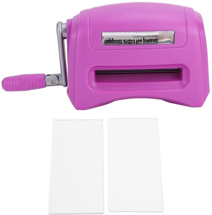 Handmatige Stansmachine - Papier Snijder - Doe-het-zelf Knutselen - Draagbaar Compact Ontwerp - 160 x 95 mm - Multicolor