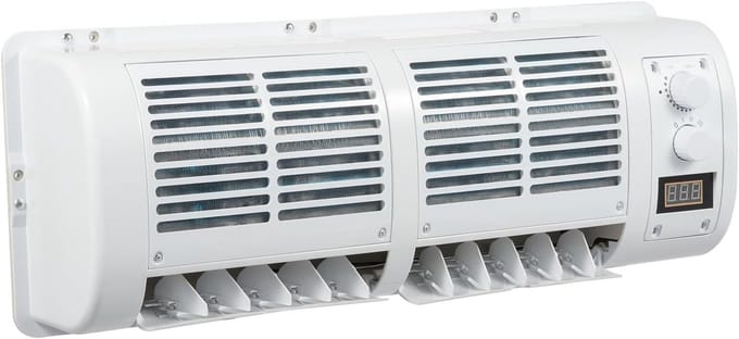 Ventilator Airconditioning - Koeler Split Unit - Mobiel Klimaat - Watergekoeld Systeem - 64 x 24 x 15 cm - Wit