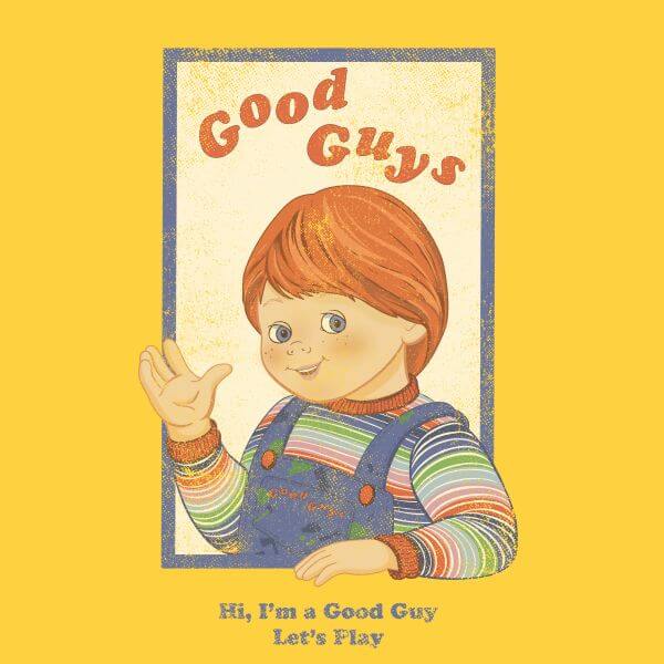 Chucky Good Guys Retro Dames T-shirt - Geel - S