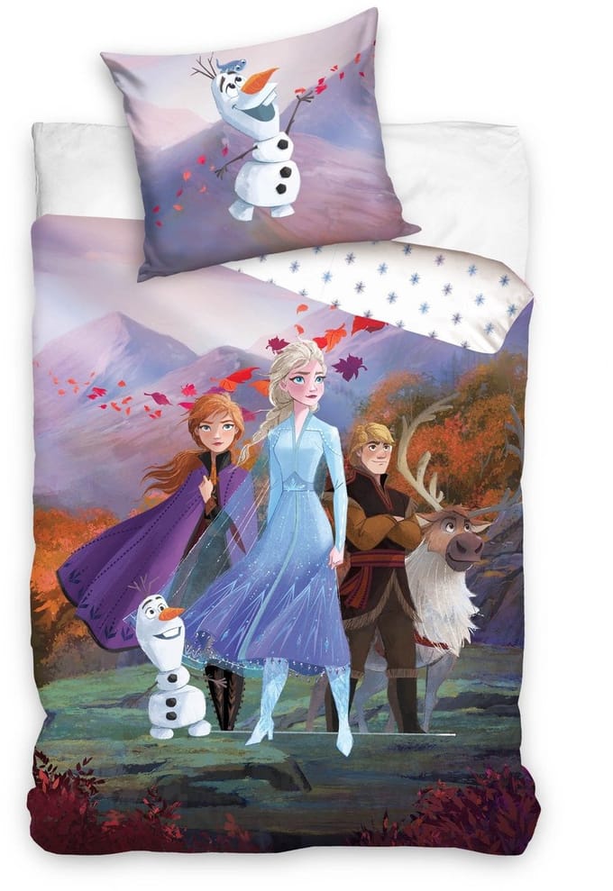 Frozen Dekbedovertrek Team - 140 x 200 cm - Katoen - 60x70cm