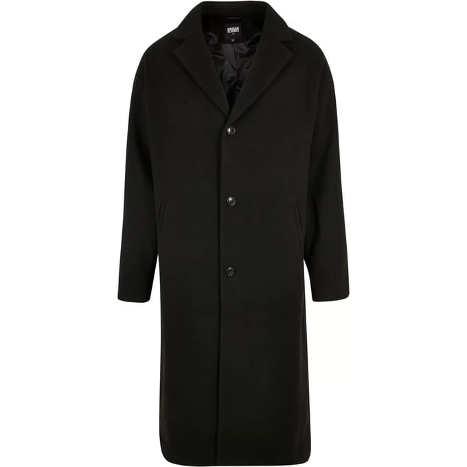 Urban Classics Long Heren Lange jassen - zwart - M