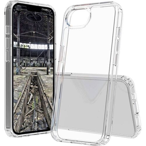 JT Berlin Pankow Clear Backcover Apple iPhone 17e, iPhone 16e Transparant Inductieve lading, Stootbestendig