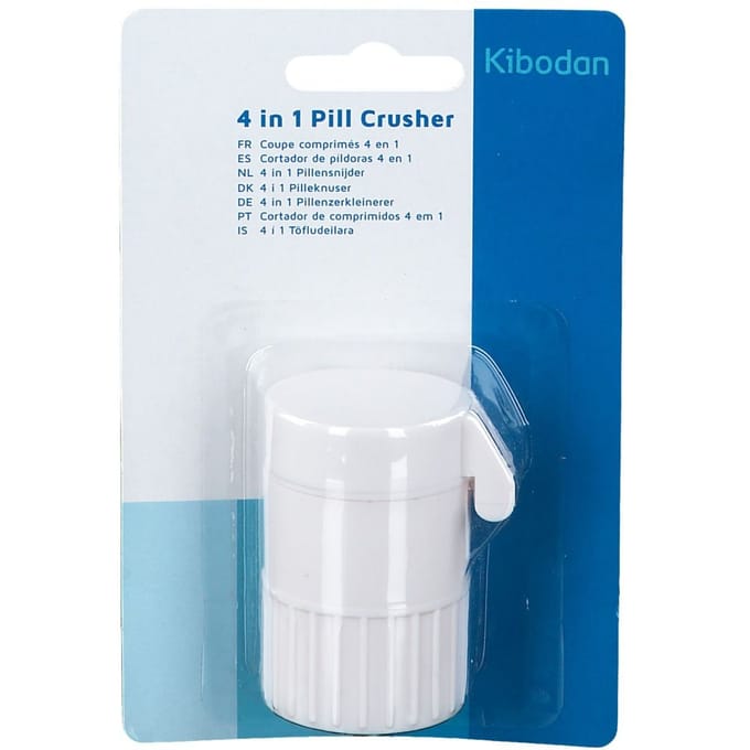 Kidoban Pillensnijder 4-In-1 1 Tablettendispenser