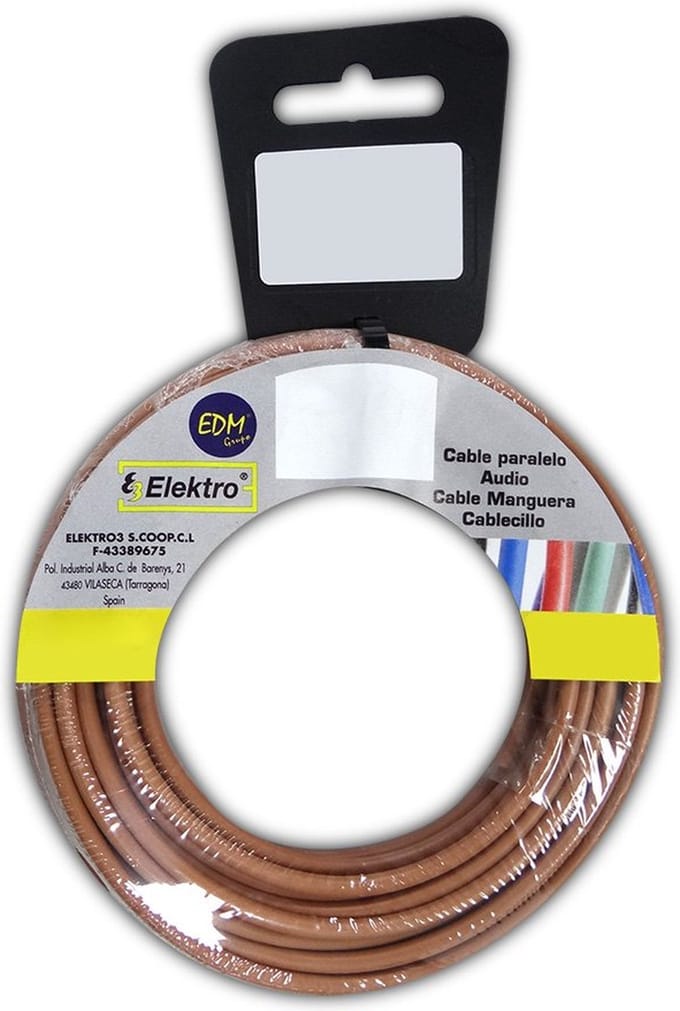 Parallel Interface Cable EDM 28602 Brown 25 m Ø 6 mm