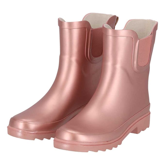 Regenlaarzen Chelsea - Roze Metallic - 42