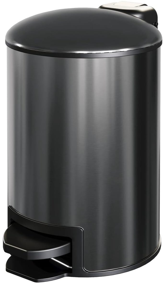 Brauer Pedaalemmer - 3 Liter - Gunmetal Geborsteld