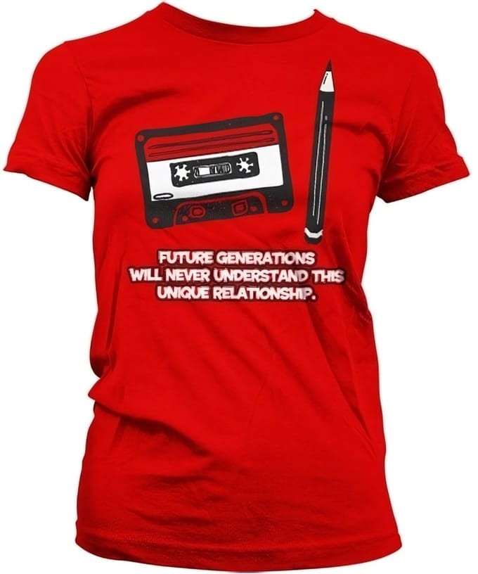Hybris Unique Relationship Girly T-shirt voor dames, rood