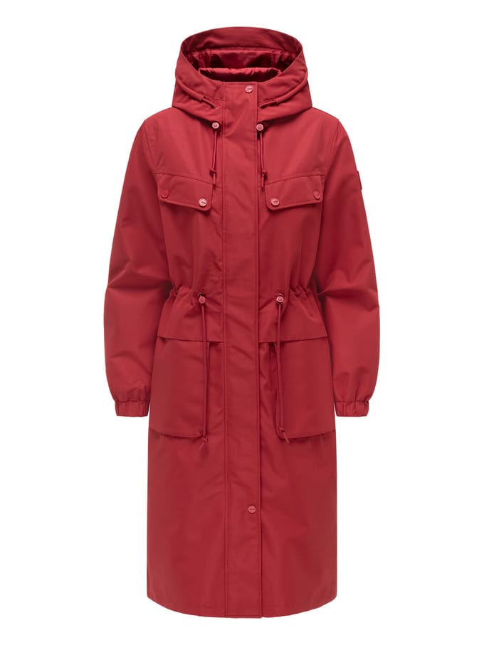Navahoo dames parka tussenjas Kirschwind met capuchon