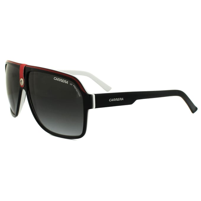 Carrera Zonnebril Carrera 33 8V4 PT Zwart & Wit Zwart Verloop