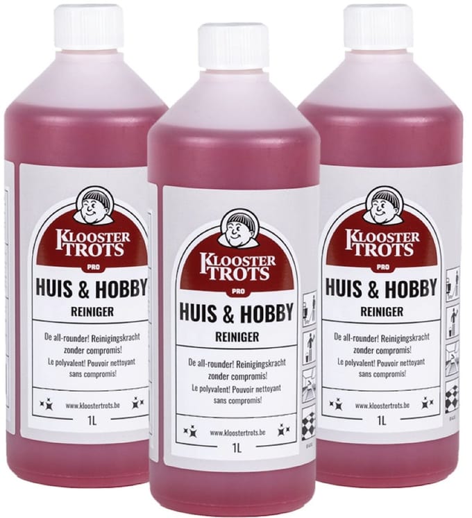 Kloostertrots Huis & Hobby Reiniger (3 x 1 Liter)