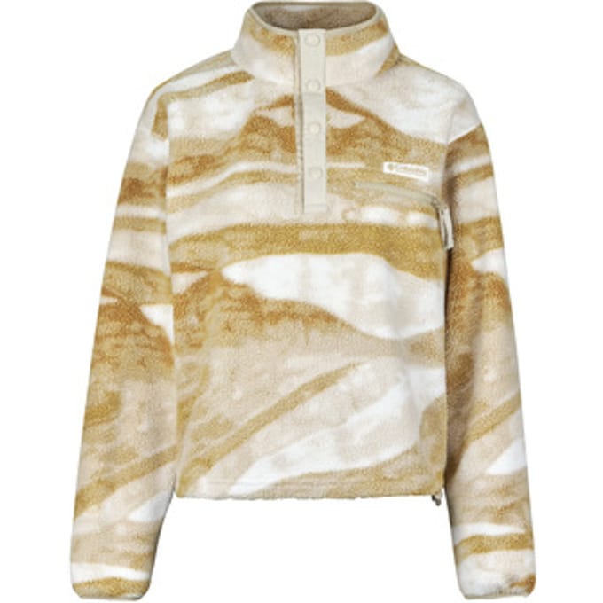 Columbia  Fleece Jack Helvetia II Printed Cropped Half Snap