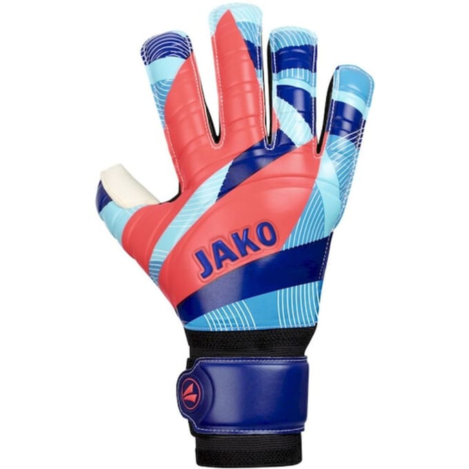 Jako River Basic Rc Protection Keepershandschoenen - Navy / Hemelsblauw / Koraal | Maat: 6