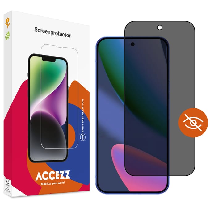 Accezz Gehard Glas Privacy Screenprotector voor de Google Pixel 11
