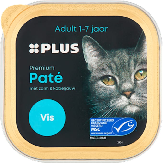 Premium Katten paté vis MSC