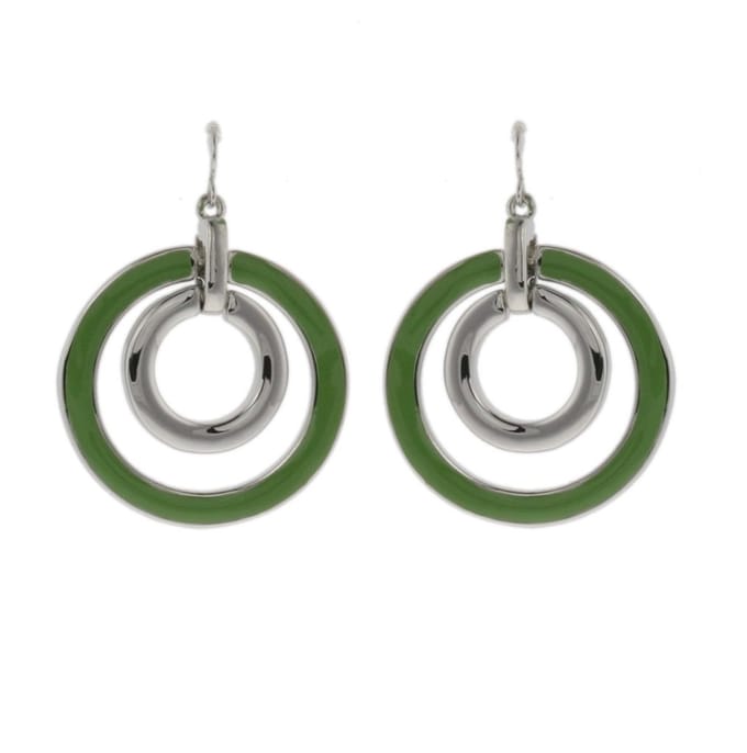 Behave - Oorbellen - Retro Rond Design - Natuurlijke Look - 4.5 cm