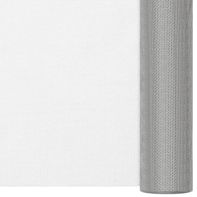 vidaXL - Gaasjes - 60 - x - 500 - cm - Roestvrij - staal - 304 - zilver