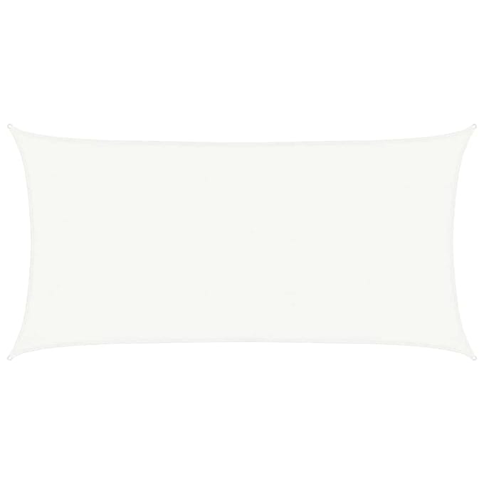 vidaXL - Zonnezeil - 160 - g/m² - 2,5x4,5 - m - HDPE - wit
