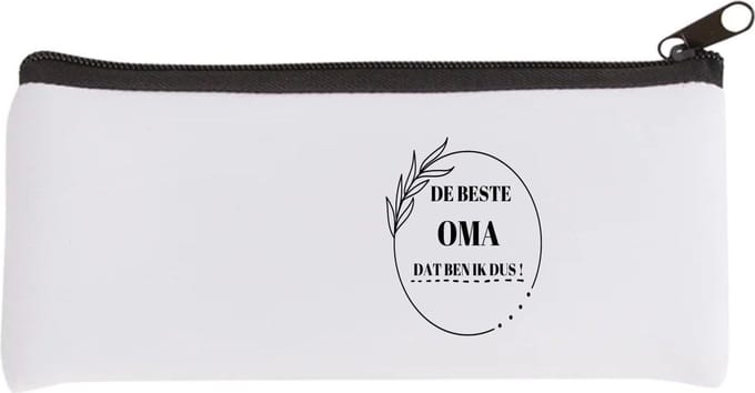Akyol - de beste oma dat ben ik dus Etui - Oma - de beste oma - verjaardag - cadeau - kado - geschenk - 20 bij 9 cm