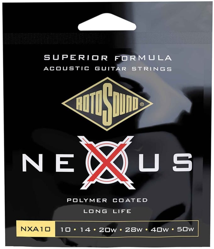 Rotosound NXA10 Nexus Coated Phosphor Bronze Westernsnaren (10-50)