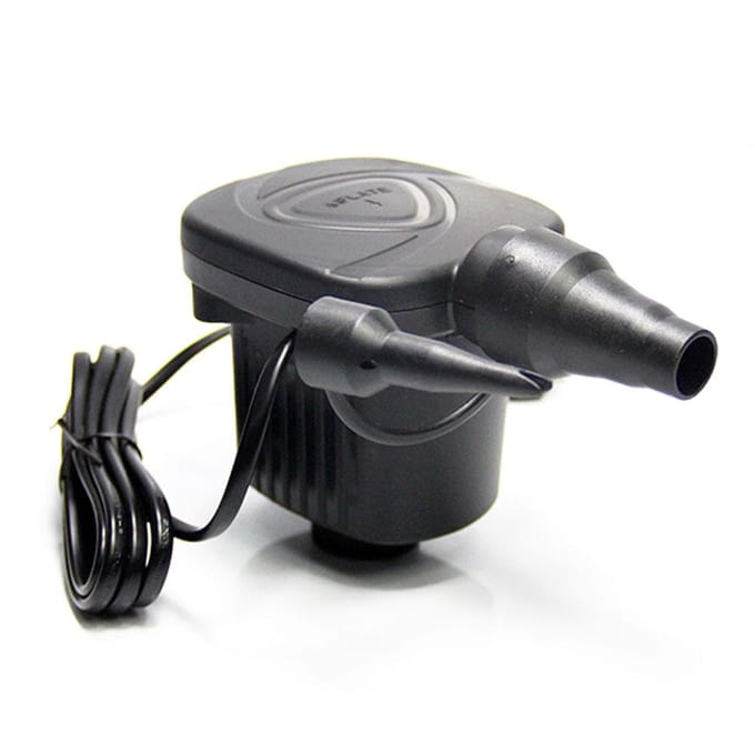 Pompes à air électriques pour bateau 12V Électricité Gonfler Dégonfler Pompe Gonfleur Souffleur noir