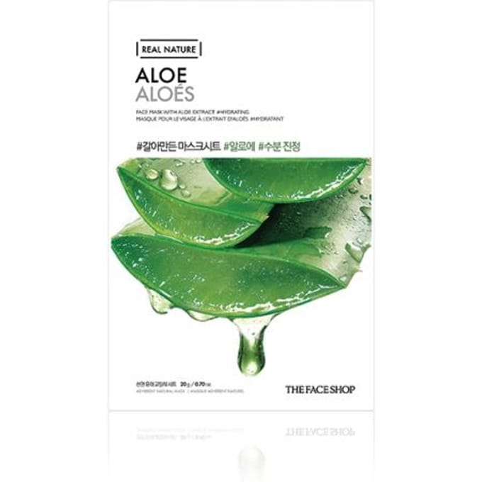 [PROMOTIE]THE FACE SHOP - Real Nature Face Mask - Aloe - 1stuk