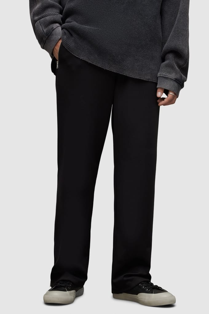AllSaints Hunter Sweatpant Jet Black Größe: XL | Jogginghosen Outlet | Herren | Schwarz