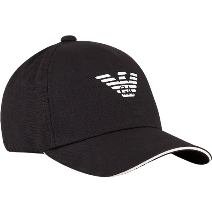 Emporio Armani merk honkbalpet gesigneerd zwart black